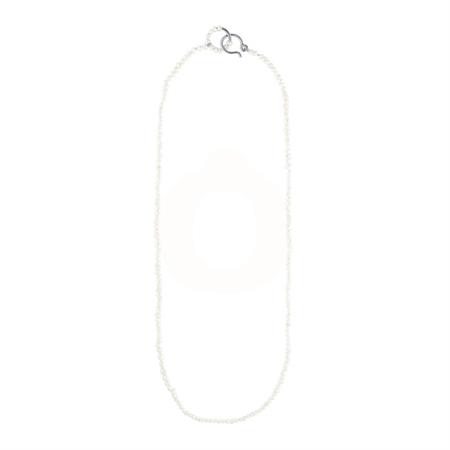 Jane Kønig - Row Pearl Chain Halskæde - sølv RPN01-AW2100-S